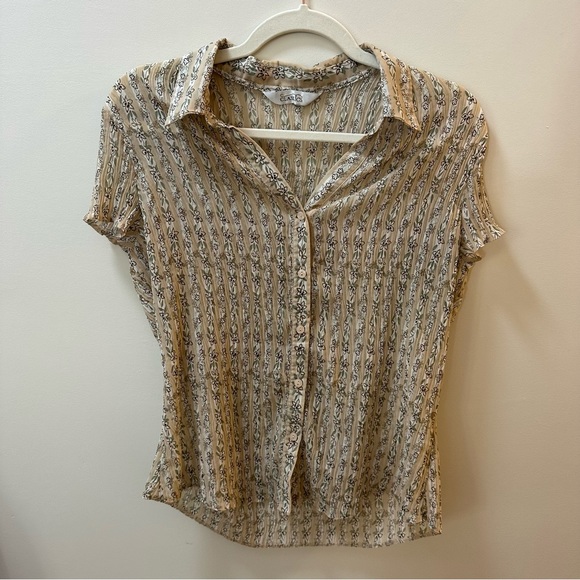 ✨ FP VINTAGE 90s button down blouse - Picture 3 of 5